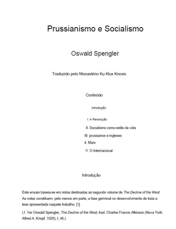 A Decadência do Ocidente e Prussianismo e Socialismo - Oswald Spengler (Combo) - Imagem 5
