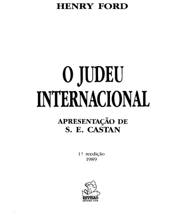 O Judeu Internacional - Henry Ford - Imagem 2