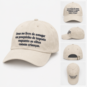 Boné Dad Hat Bordado – Deus me Livre de Sonegar